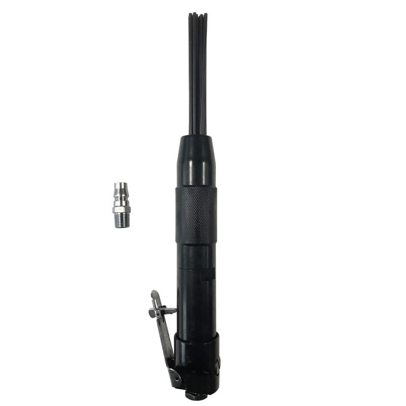 Mini Pneumatic Rust Remover, Needle Bundle Type, 12-Needle 3mm Pneumatic Chisel for Removing Weld Slag