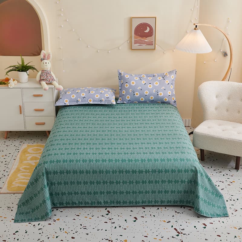 Single Bed Sheet for Student Dormitory 1.8m 2.0m Summer Simple Double Bed Sheet 1.5 Single Bed Sheet
