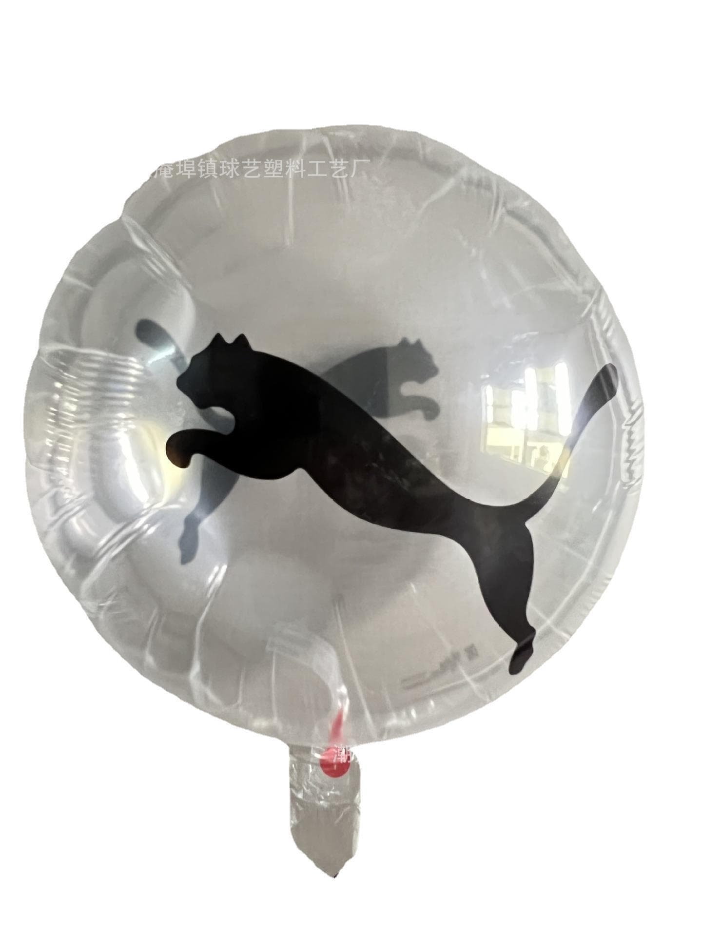 Brand Puma 18-inch round transparent PA material manufacturer custom aluminum foil mylar balloon