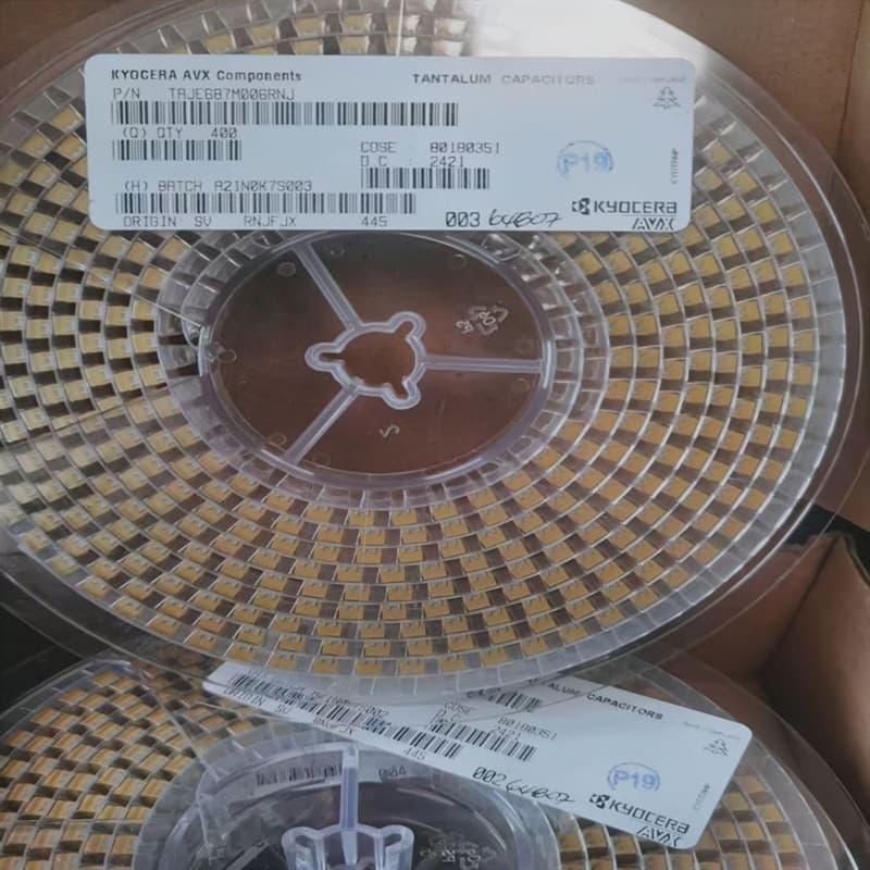 Tantalum Capacitor TAJE687M006RNJ E-Type_7343 687M6.3V (680μF) ±20% BOM Matching