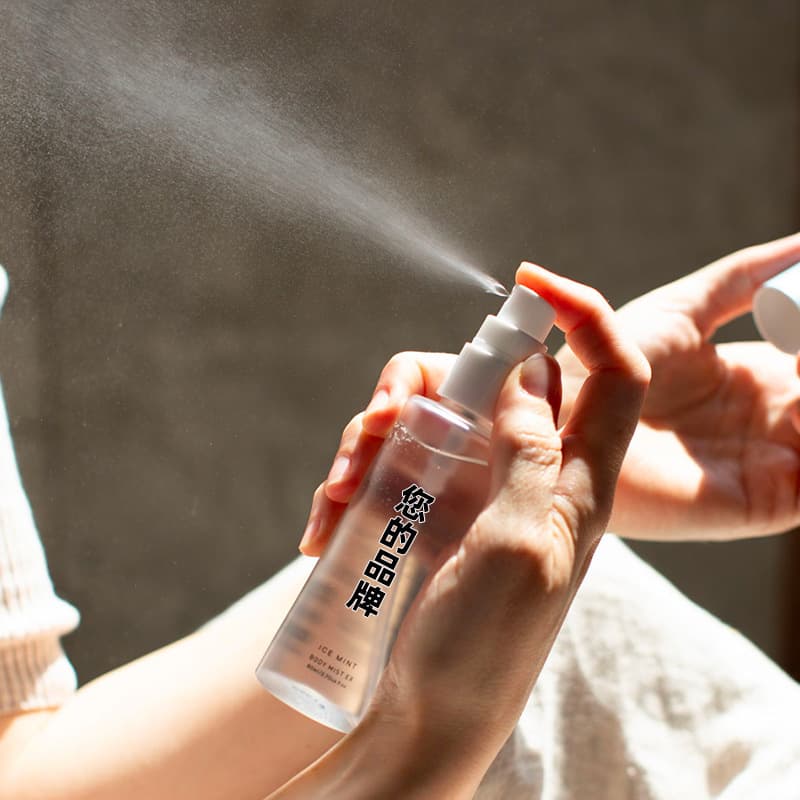 Cooling Spray for Clothing, Student Military Training Summer Cooling Spray, Portable Mint Cooling Spray OEM
