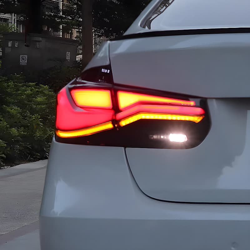 For 13-18 BMW 3 Series Rear Tail Light Assembly F30 F35 Modified MP Style LED Tail Light Flowing Turn Signal