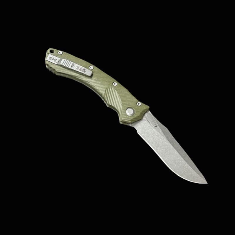 Cross-border Micro Tech Amphibious G10 Handle Folding Knife Outdoor Multi-functional Field Camping High Hardness Sharp Folding Knife