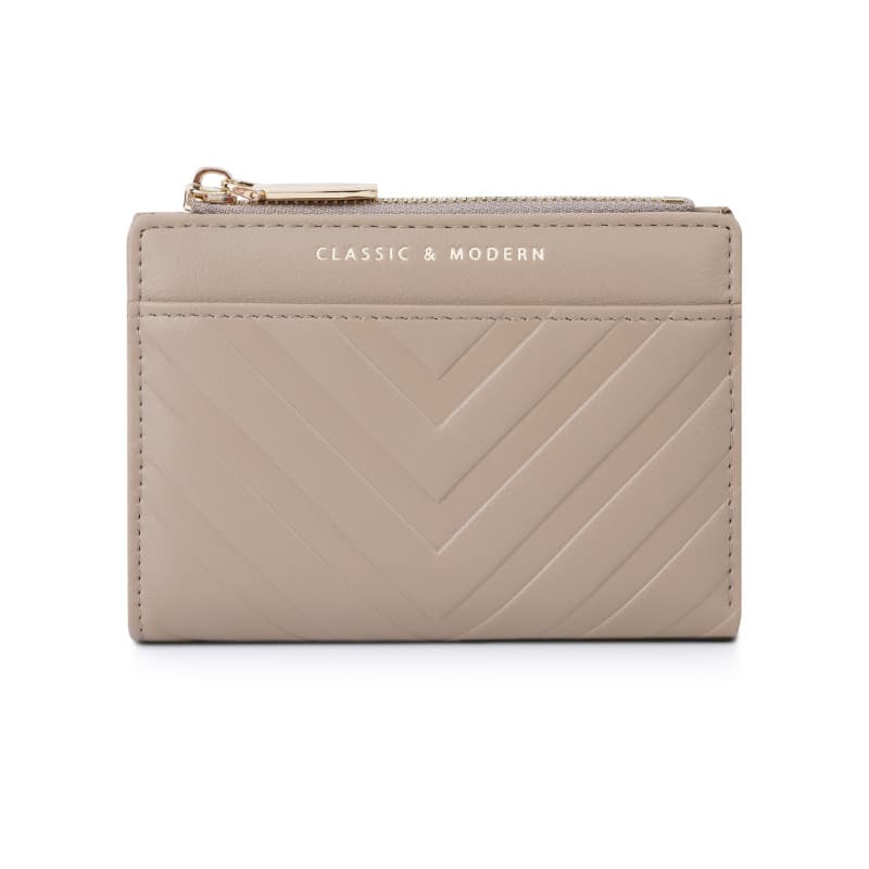 Tailian New Style Striped Embossed PU Leather Wallet for Women, Ins Multi-Card Slot Cross-Border Fashionable Versatile Small Coin Purse