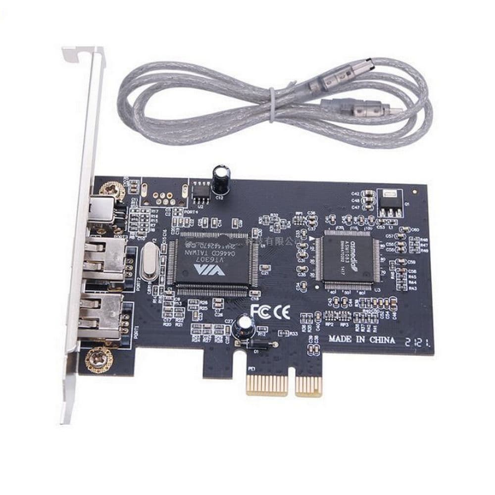 PCI-E 1394 Video Capture Card DV Camera Capture Card PCIe 1x 1394 Plug and Play