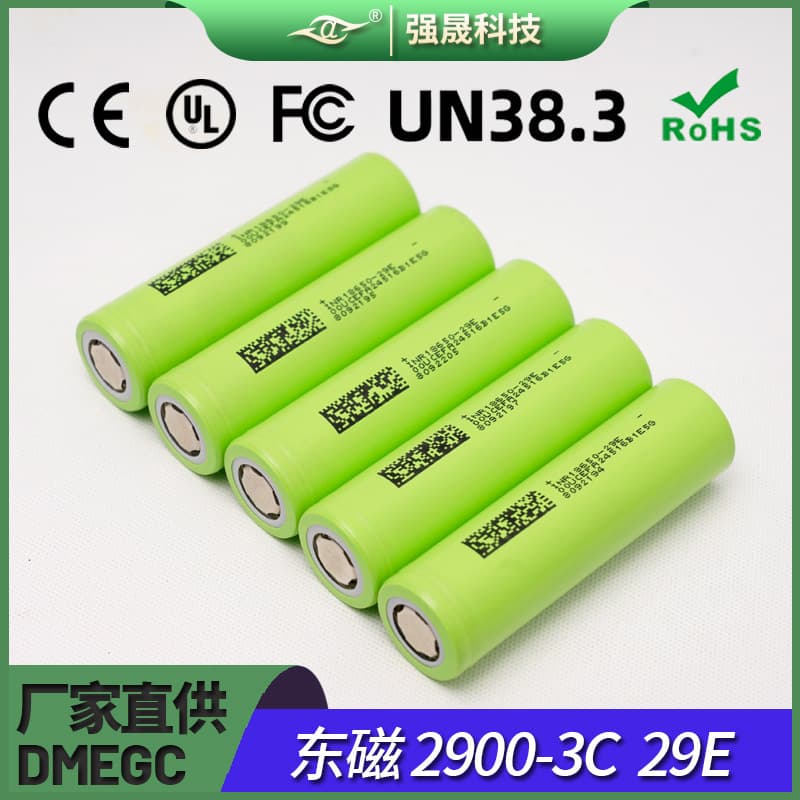 Original DMC genuine 18650 lithium battery 29E capacity 2900mAh Class A lithium battery for electric vehicles and scooters