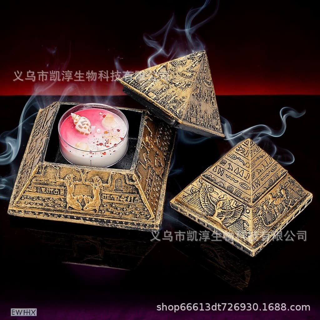 Ancient Egyptian Pyramid Pharaoh Mummy Sphinx Resin Craft Ornament Travel Souvenir Decoration