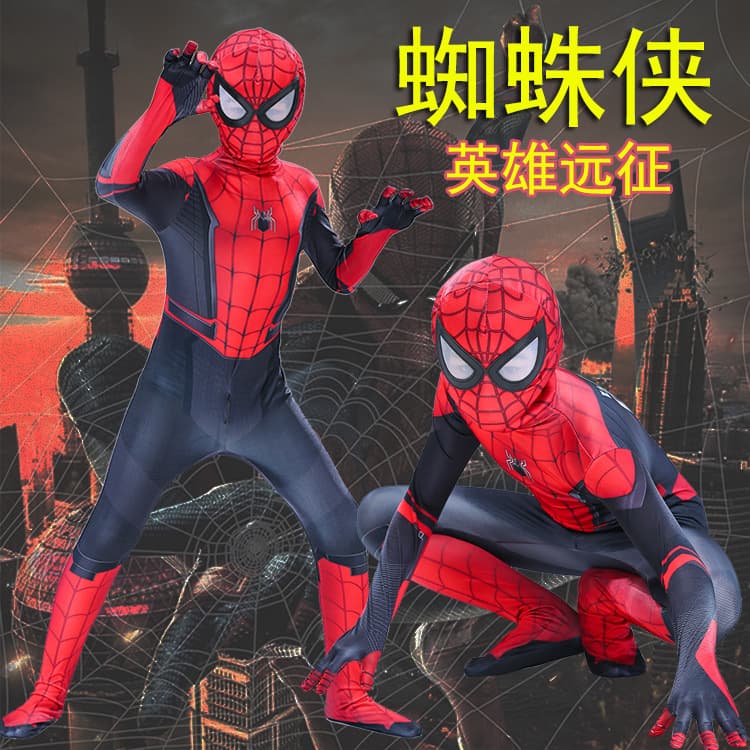 Spider Tights Man Children's Heroes Expedition Jumpsuit Extraordinary Adult Spider Clothes Suit Costume Animation Man