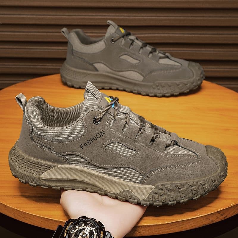 Outdoor hiking shoes 2026 retro breathable sports casual shoes men's wear-resistant anti-slip work shoes spring hot style