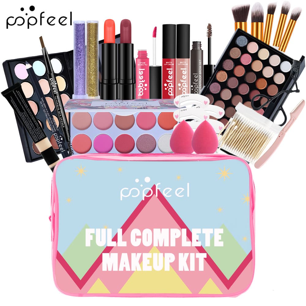 Viral Beginner Makeup Full Set Cosmetics Kit for Students Daily Light Makeup