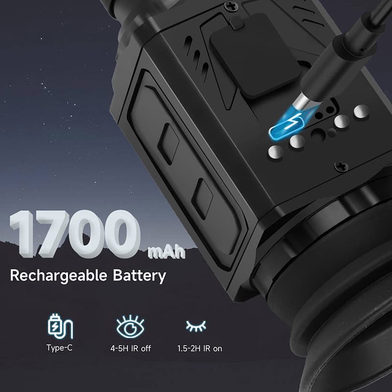 Xiletu Tactical Infrared Night Vision Device Day and Night Dual-Use High-Definition Outdoor Laser Sight Telescope Equipment