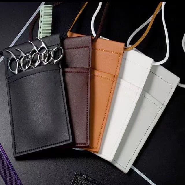 Trendy Hairstylist Scissors Bag Crossbody High-End Tool Bag Hairdresser Waist Bag Scissor Case Fashion Japanese Haircut Bag