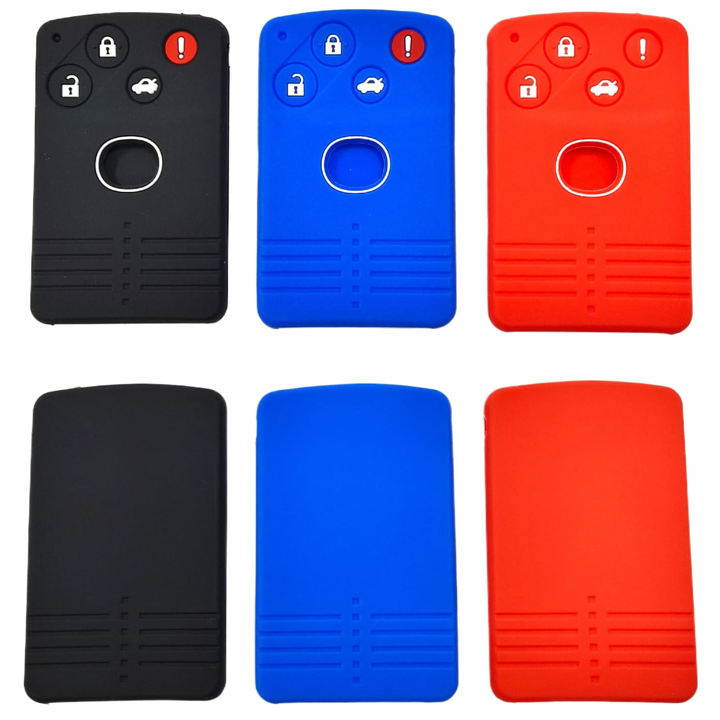 Silicone Key Case for 3+1 Button Mazda6 Card Key, Mazda Wagon Smart Card M6 Key Cover, No Logo