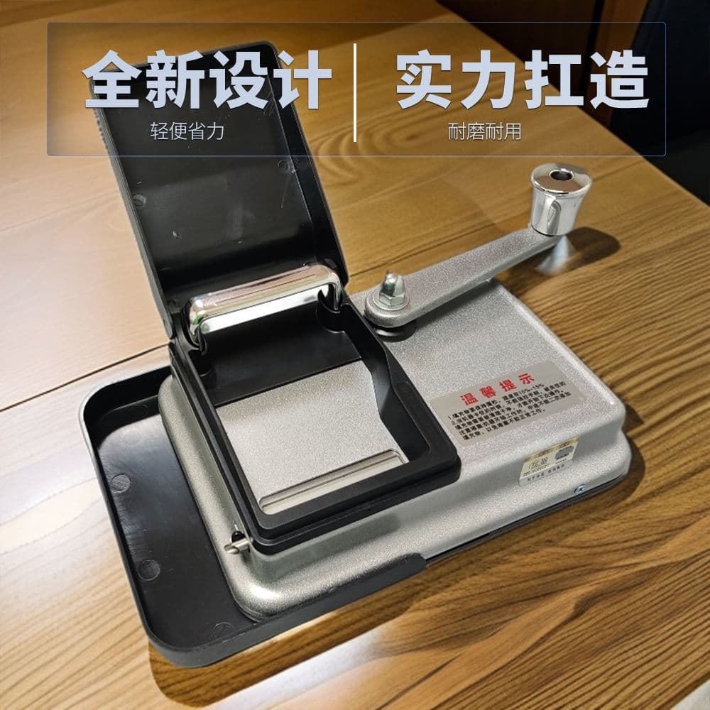 Dual-Track... Household Hand-Crank Durable Cigarette Machine Cigarette Roller Stainless Steel