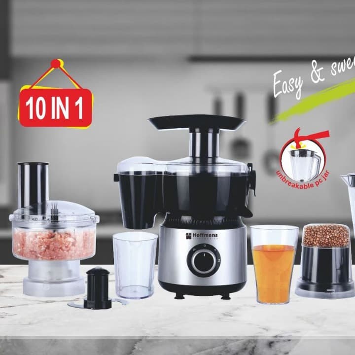 Hoffmans1266 10 in1 Multi-Function Food Processor 4pcs/CTN