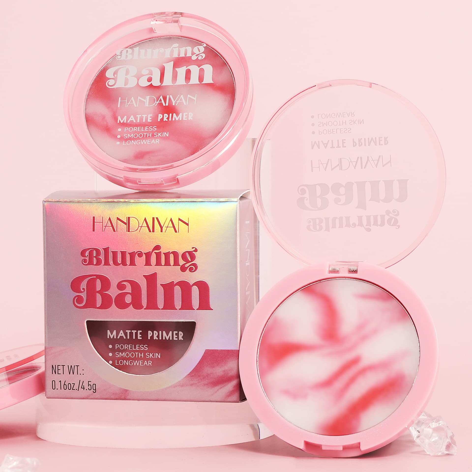 Cross-border makeup setting powder puff HANDAIYAN waterproof oil control concealing pores non-removing makeup setting cream