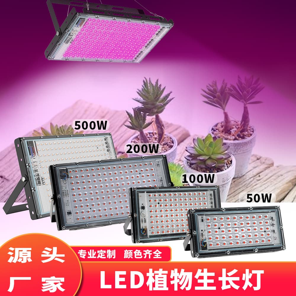 Amazon New 500w Full Spectrum Plant Growth Light Led Supplement Light For Seedling Cultivation Plant Decorative Lighting
