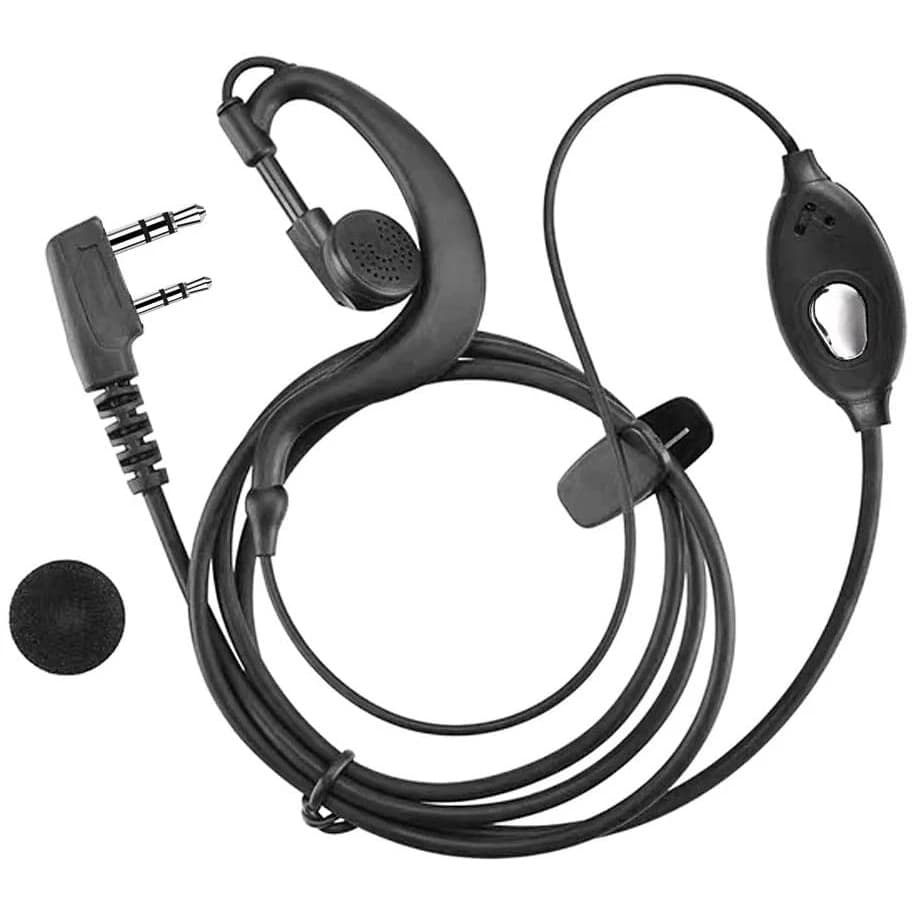 Baofeng walkie-talkie headset Baofeng 992 K-type universal leather cord earphone BF-888S UV5R headset factory wholesale