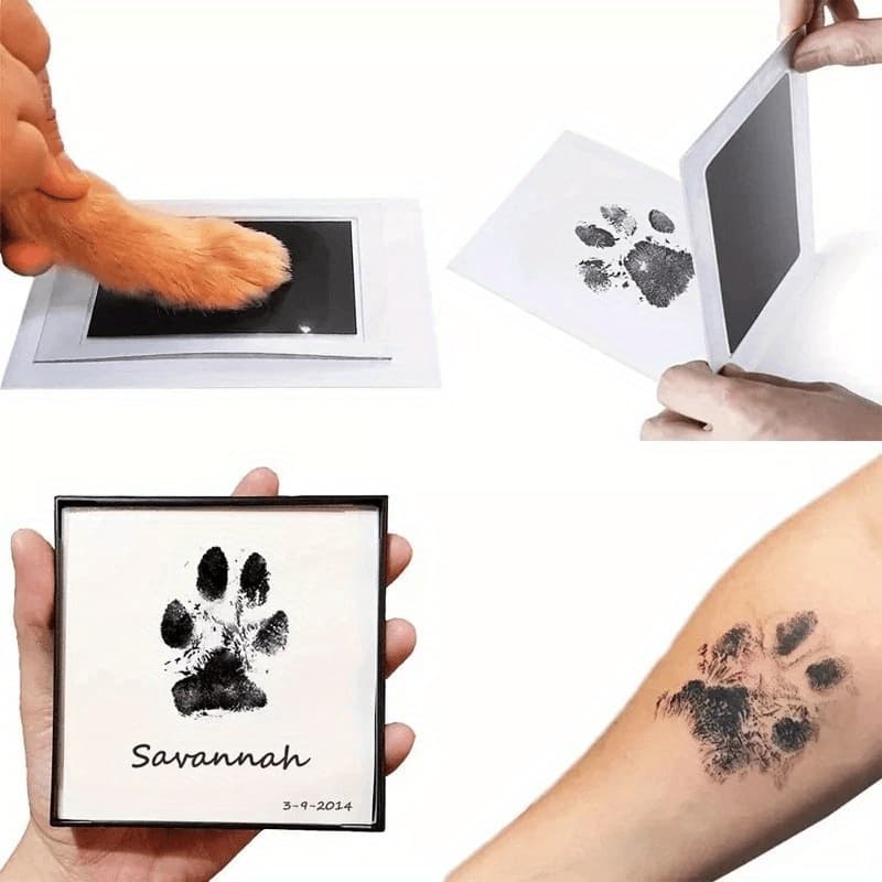 2026 New Cross-border Drop Shipping 4 White Personalized Trendy Pet Mats Non-Contact Design