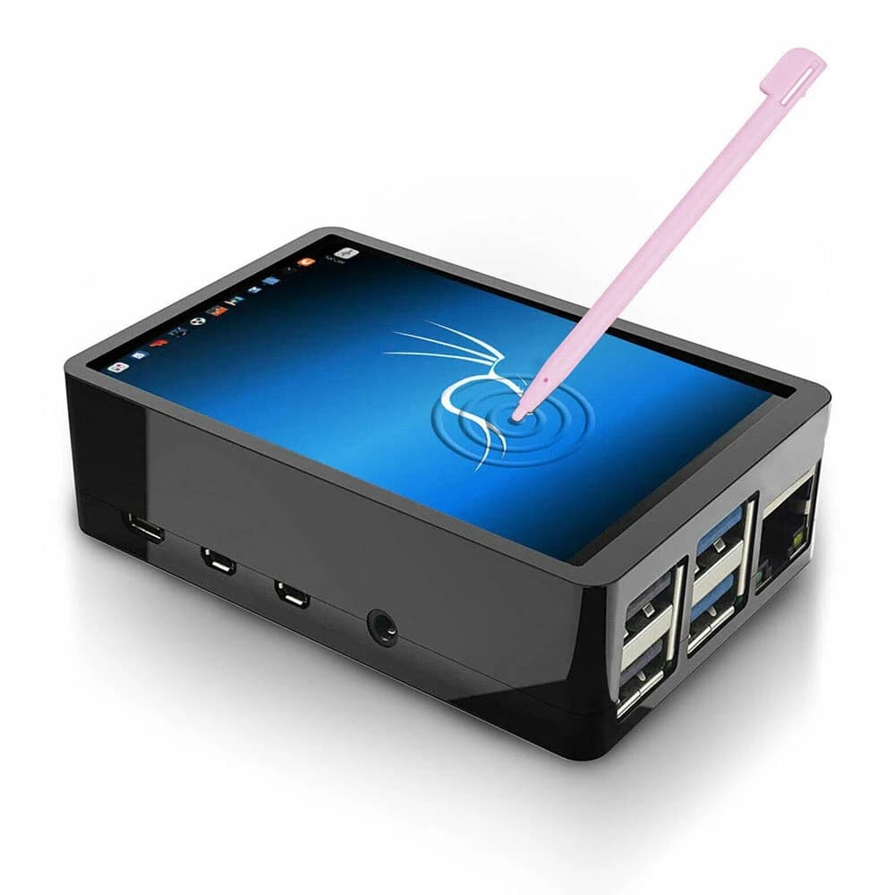 Raspberry Pi 4B Case Pi4 Gen 3B+ ABS Protective Case 3.5-inch Display SPI Interface Monitor Screen