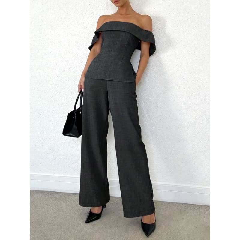European and American cross-border casual fashion temperament AliExpress new solid color fashion suit fashionable