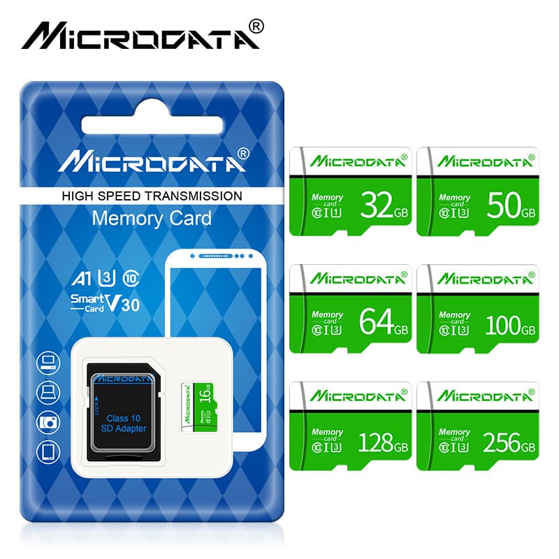 Pioneer MicroData High-Speed Memory Card 64GB 32GB 16GB TF Card for Mobile Phone and Car DVR Flash Storage Device