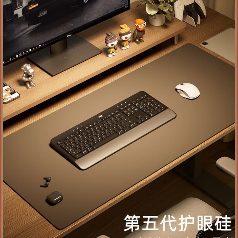 Eye protection silicon computer desk mat office desk workstation notebook desk keyboard mouse mat extra large high-end