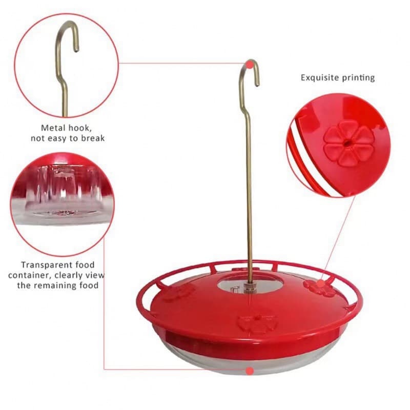 Hummingbird Feeders New Hanging Five-Flower Hummingbird Feeder Bird Water Feeder Bird Feeder