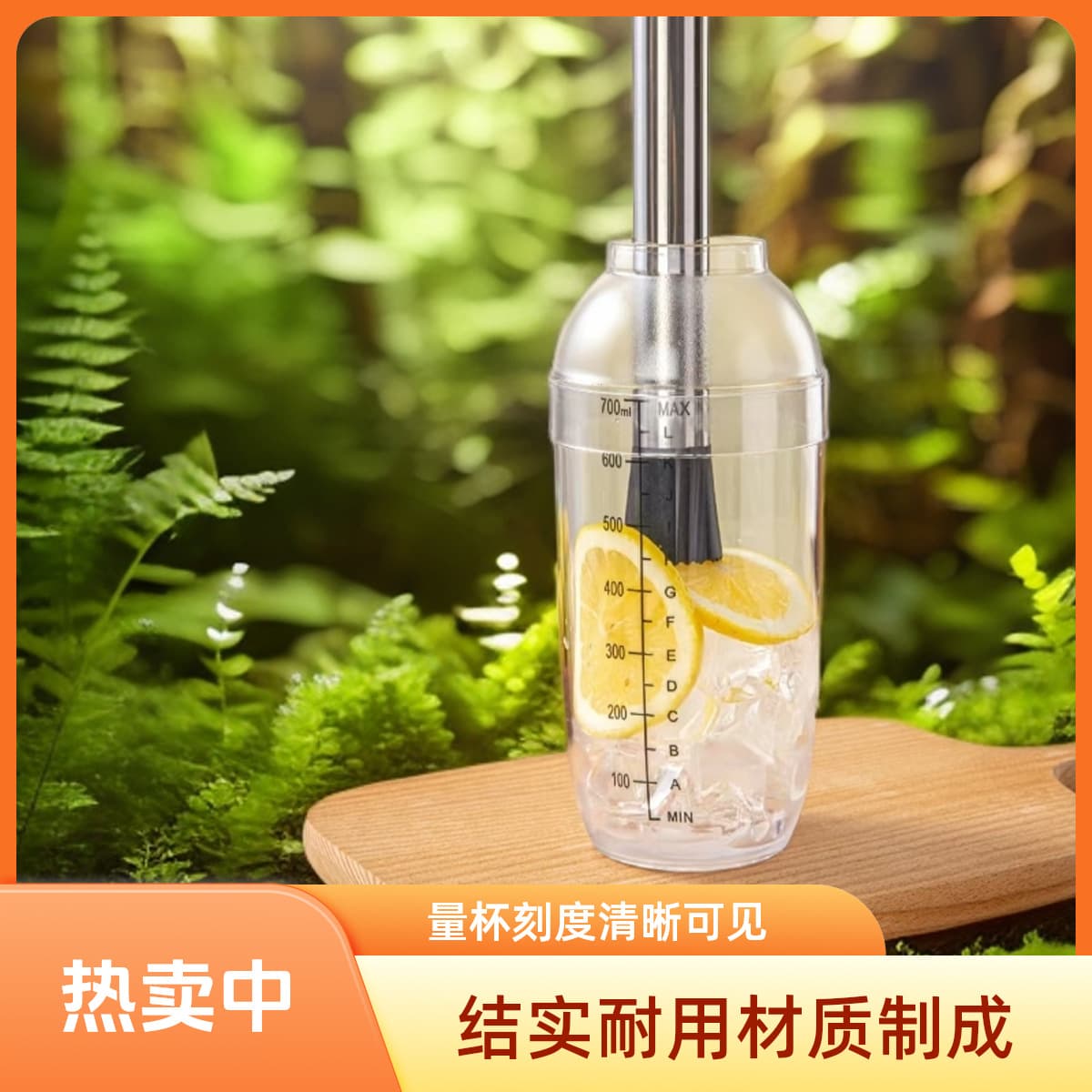 Stainless steel muddler and juice crusher for pounding lemons, crushing ice, and pressing fruits in milk tea and beverage preparation