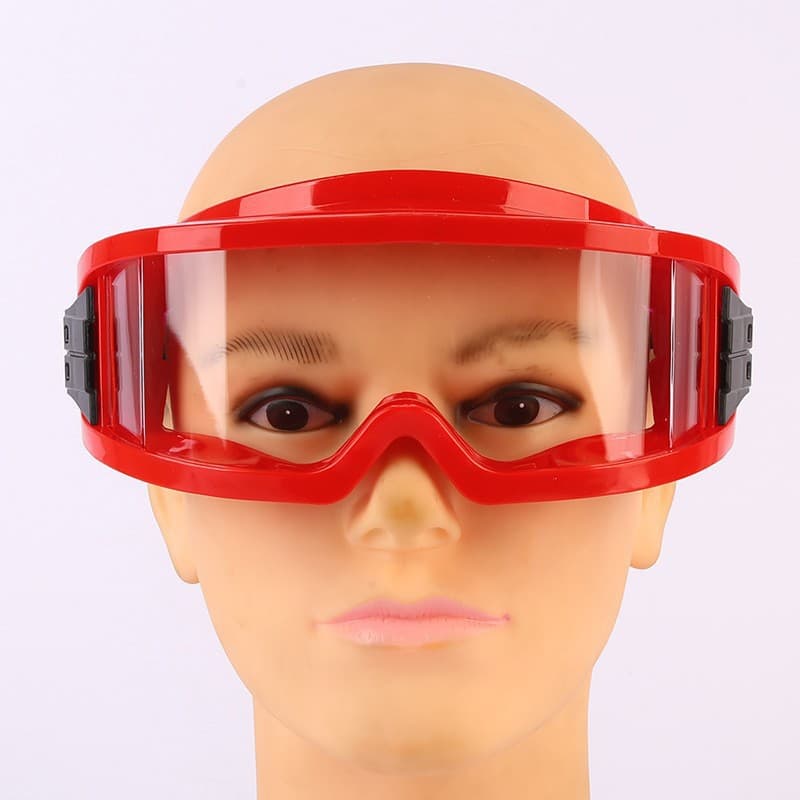 Impact-resistant Heat Insulation Firefighting Glasses Transparent Large Goggles Anti-splash Dust and Fog Protection Firefighting Goggles Labor Protection