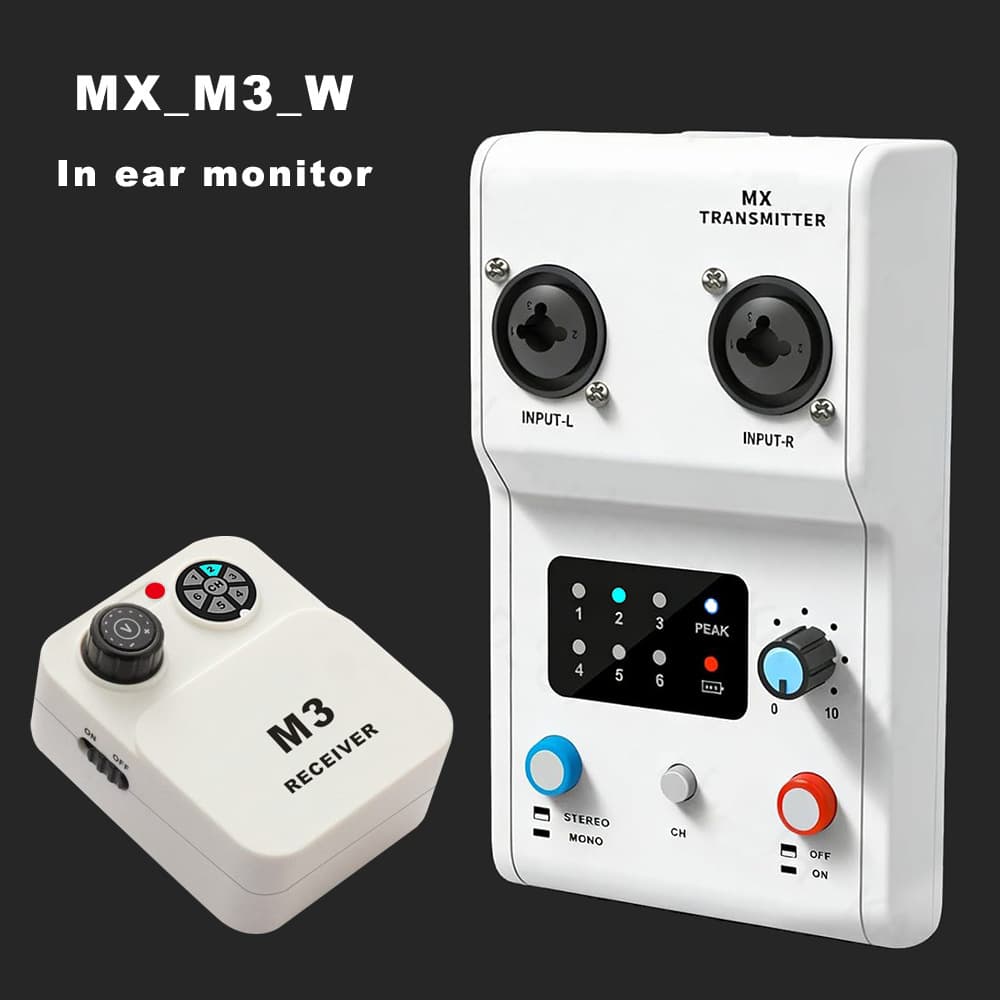 Waist Pack Wireless In-Ear Monitor Professional Plug-and-Play Stereo Transmitter In-Ear Portable Receiver