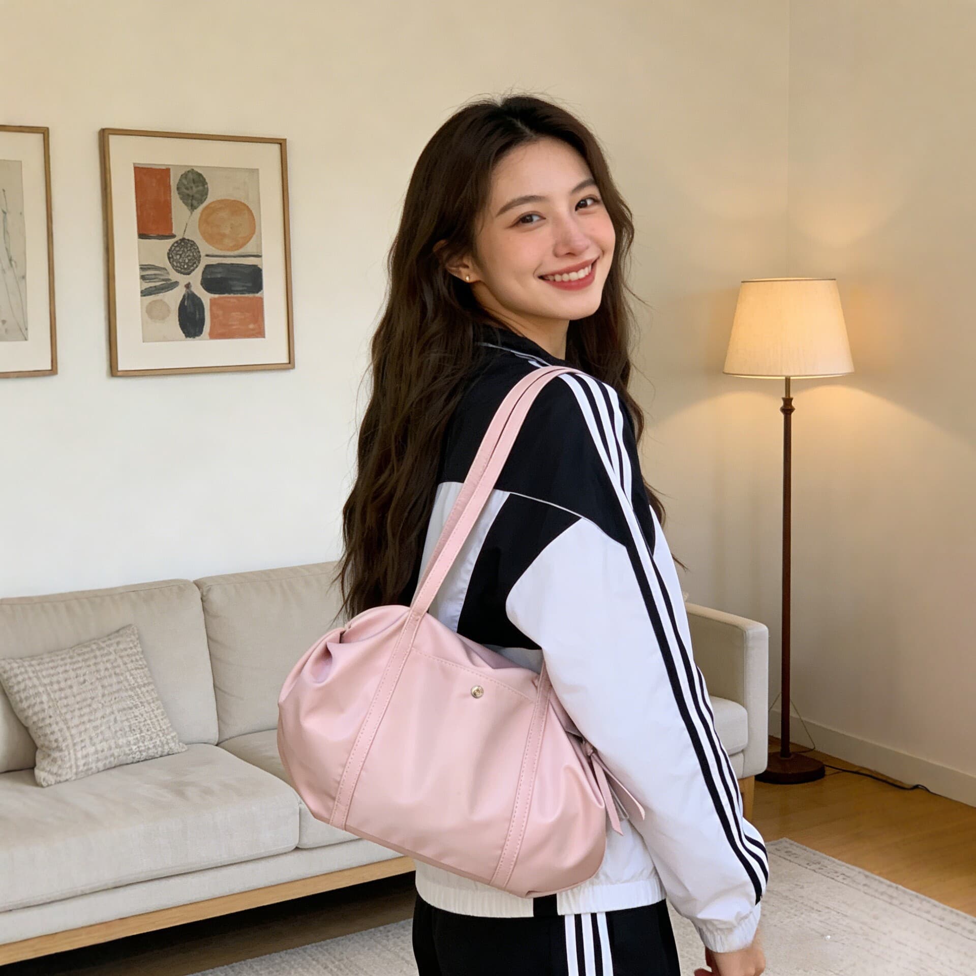Cross-Border Commuter Punk Style Large Capacity Women's 2026 New Foreign Trade Motorcycle Feel Single Shoulder Tote Bag Versatile Casual Bag