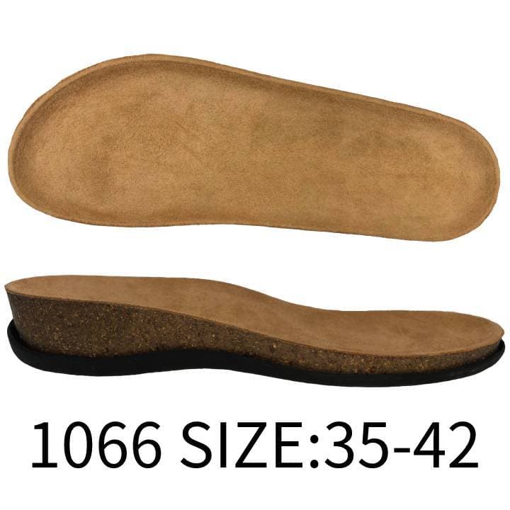 Cork midsole + outsole