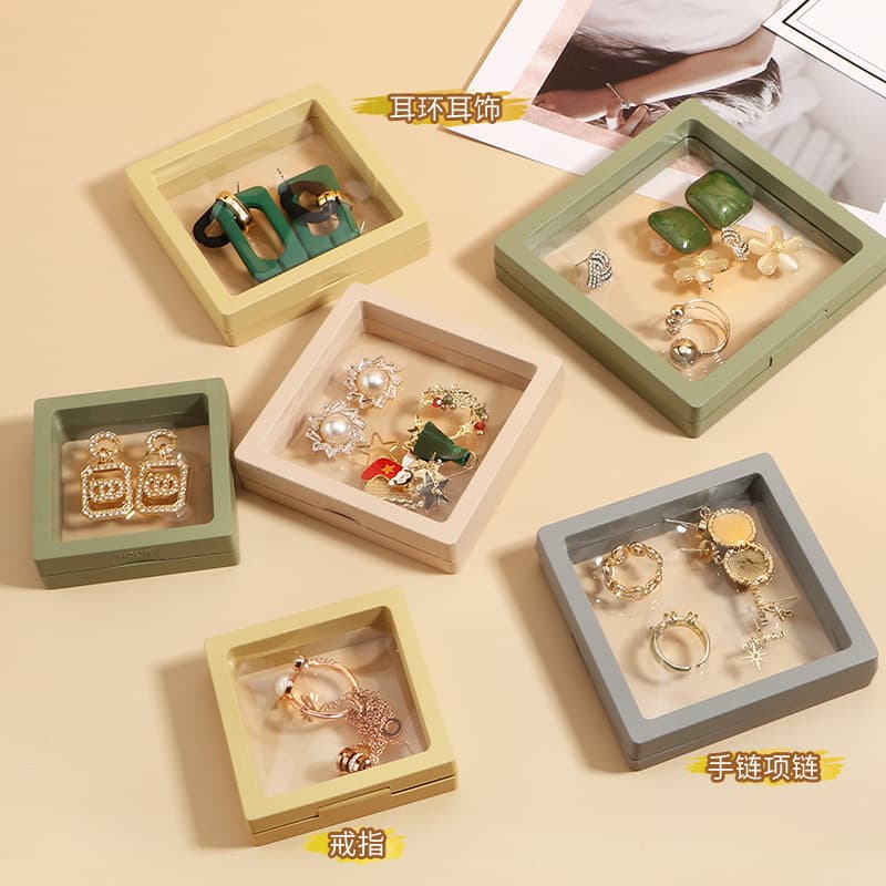 Jewelry Packaging Floating Box Accessories Press-On Nail Storage Box Premium Hand String Necklace Ring Bracelet Display Box