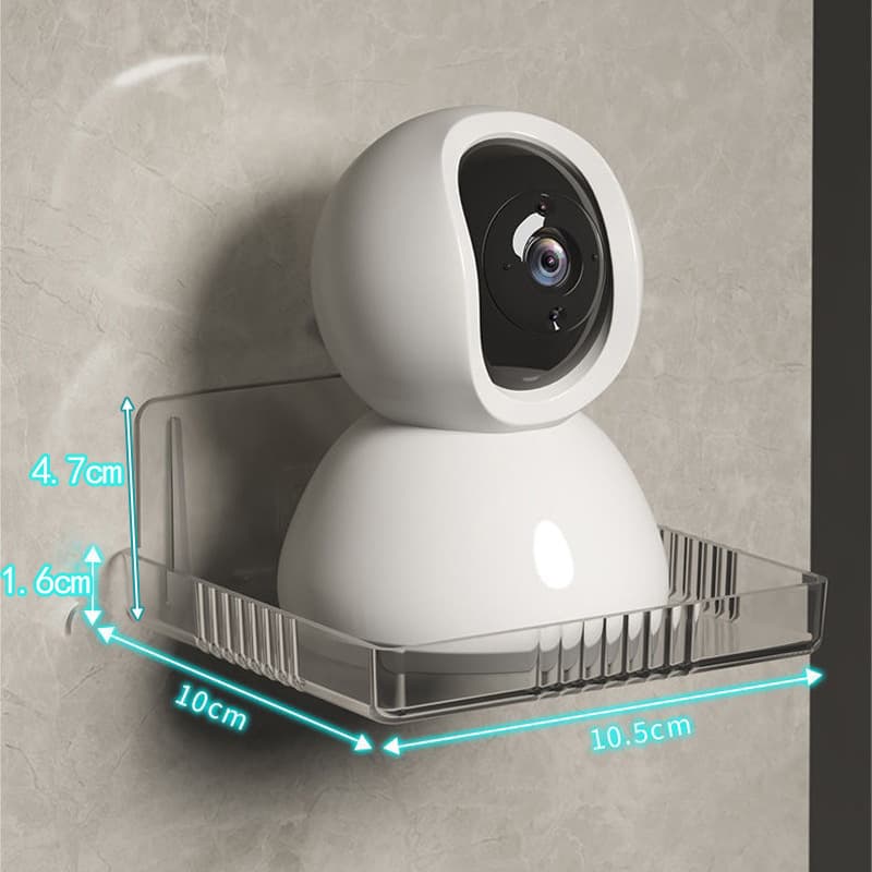 Home Camera Shelf, Wall-mounted No-drill Bracket for Various Surveillance Devices, Universal Holder