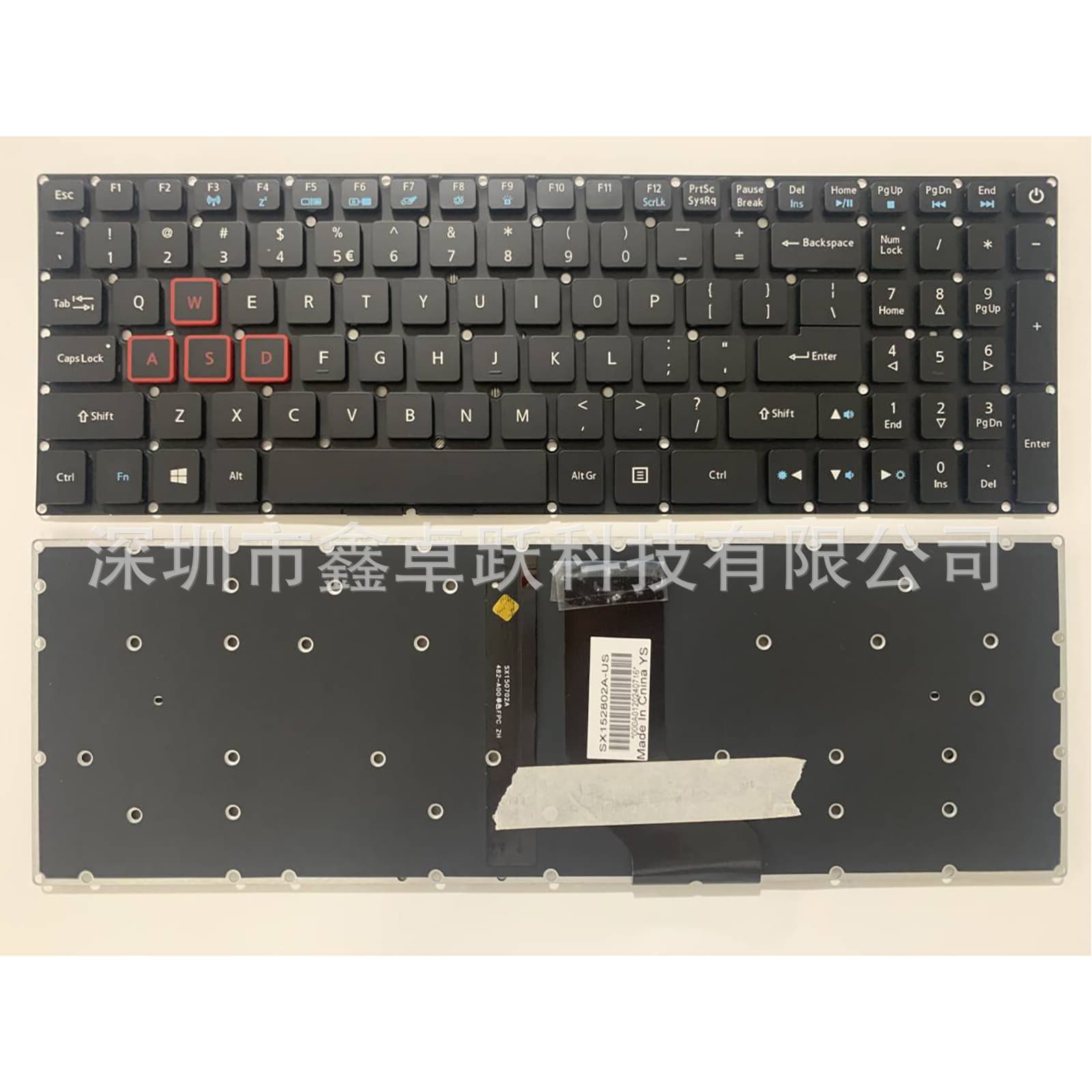 Compatible with Acer VX15 Predator Helios 3 VX5-793/591G VN7-593 G9-591 keyboard G3-571
