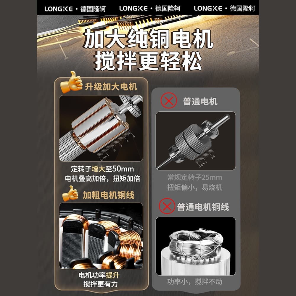 ♔High-power water drill, aircraft drill, mixer, electric hand drill, putty powder, cement mixer
