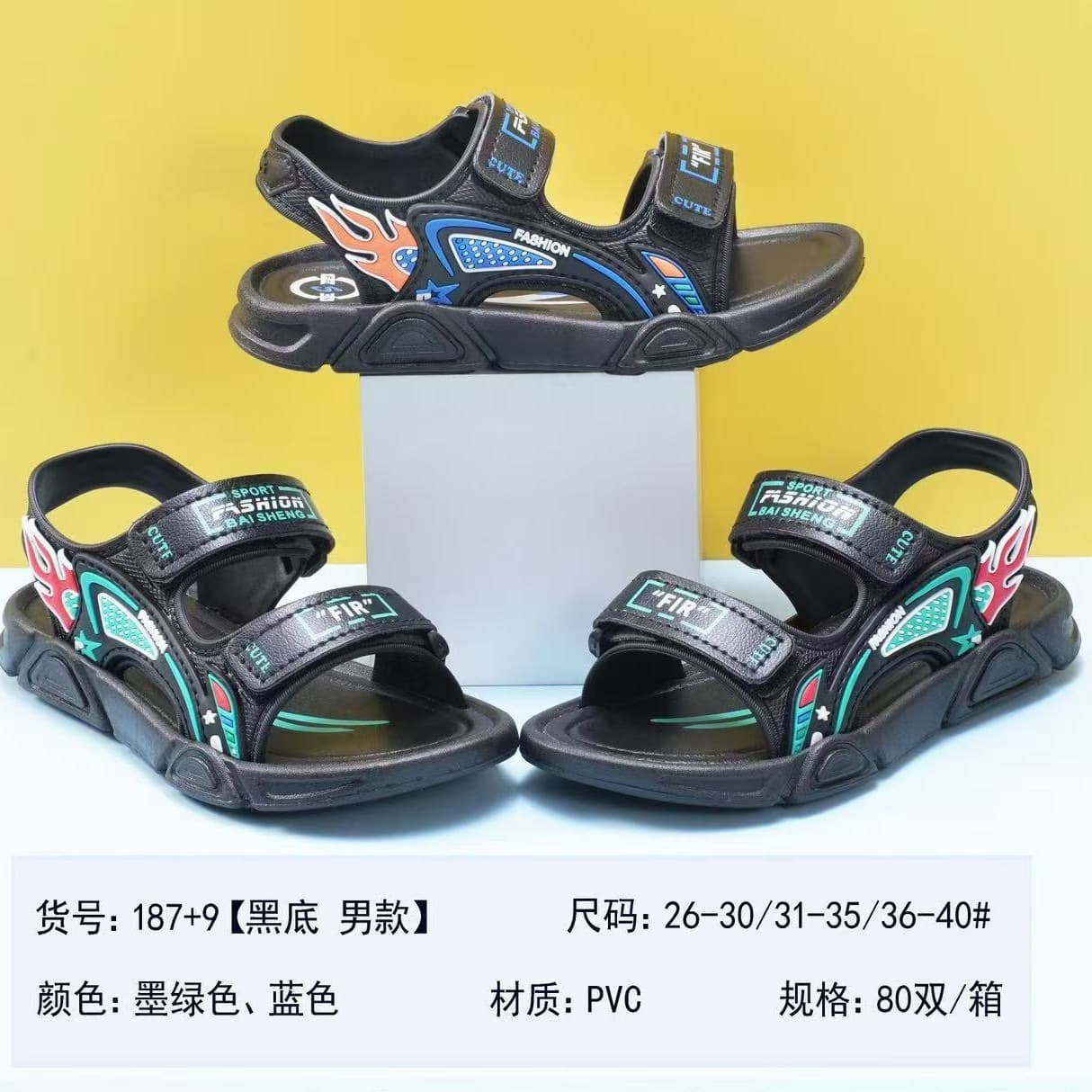 2025 New Boys Summer Sandals Primary School Children Sports Versatile Sandals Boy Sandals Wholesale