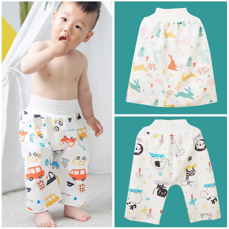 Baby diaper-proof skirt infant waterproof washable unisex newborn waterproof bedwetting diaper pad children's training pants
