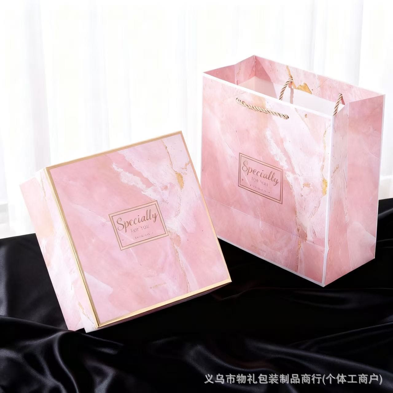 Bridesmaid Gift Box with Lid and Base, Premium Large Size, Ins Style, Valentine's Day Square Wedding Gift Packaging Box