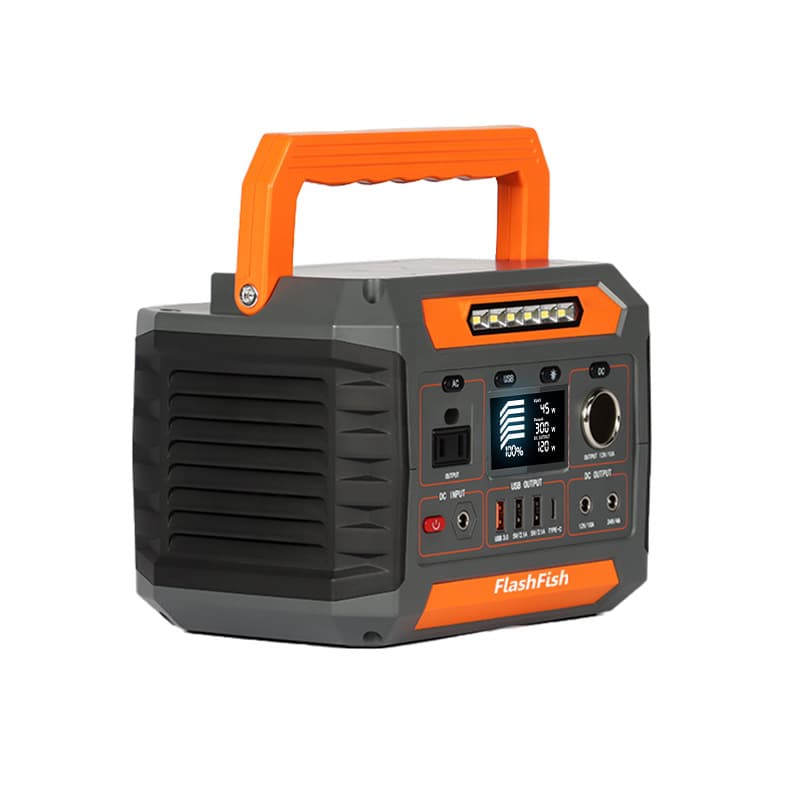 FlashFish 300W Portable Power Station 220V Mobile Energy Storage for Camping and Outdoor Live Streaming