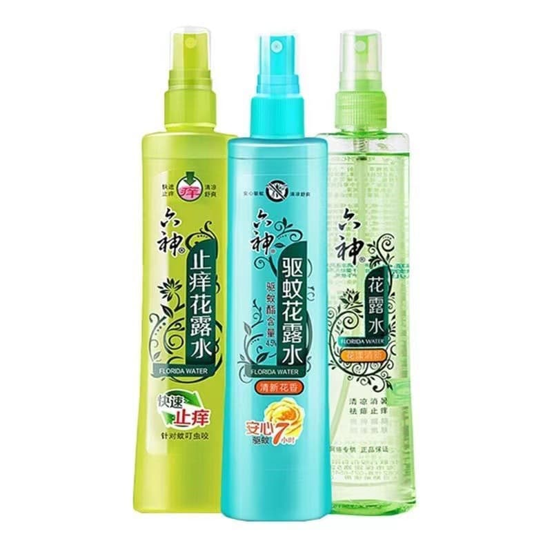 [Free Shipping] Brand Six God Floral Water 180ml Spray, Long-lasting Mosquito Repellent, Fast Itch Relief, Dropshipping