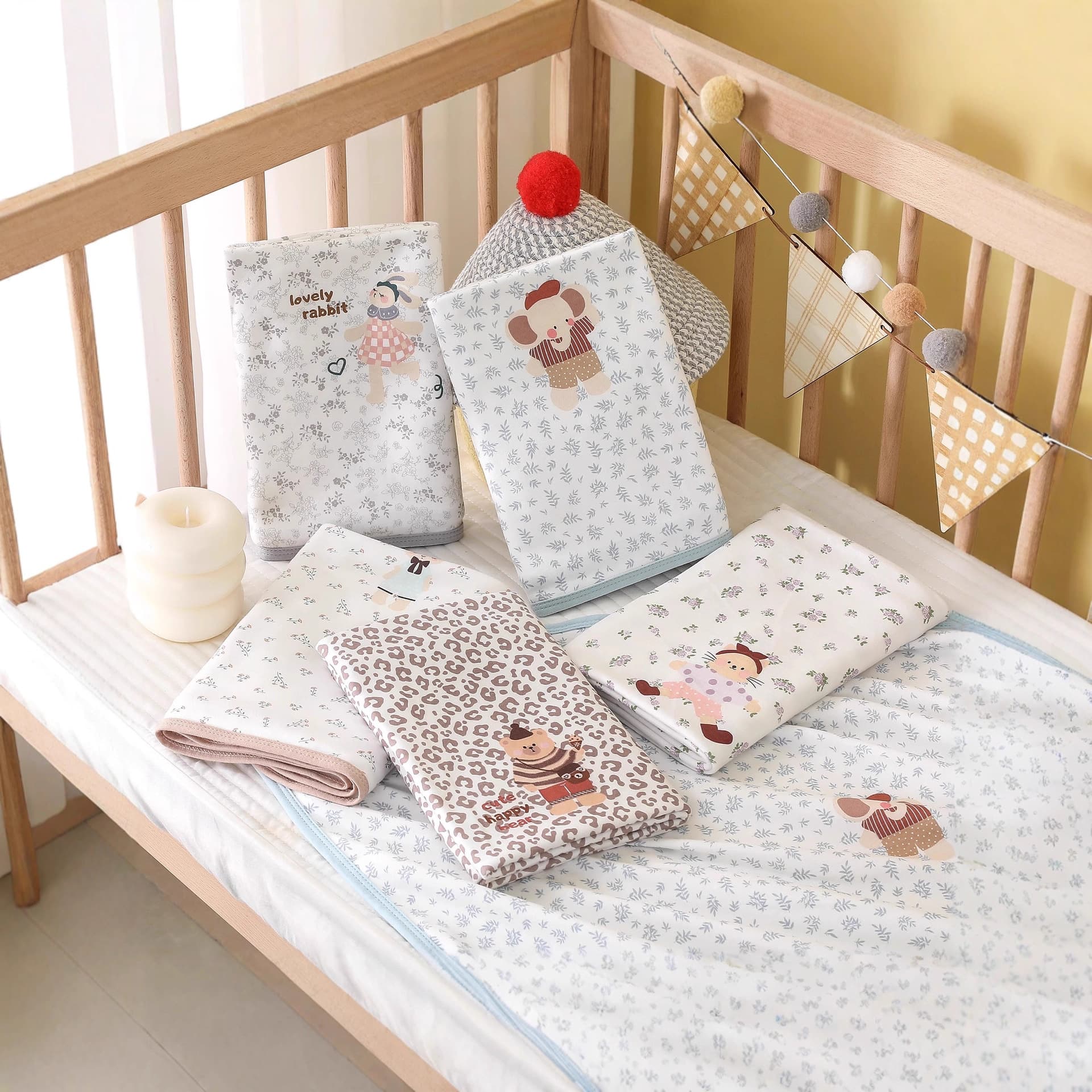 [Cotton Core Talk] Newborn pure cotton wrap sheet Newborn baby swaddling towel pure cotton soft wrap sheet is a must-have for the delivery room