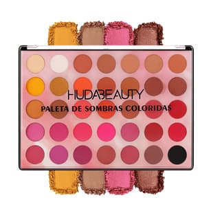 HUDA BEAUTY Makeup Artist 35-Color Shimmer Matte Eyeshadow Palette Waterproof Smudge-Proof Fine Glitter