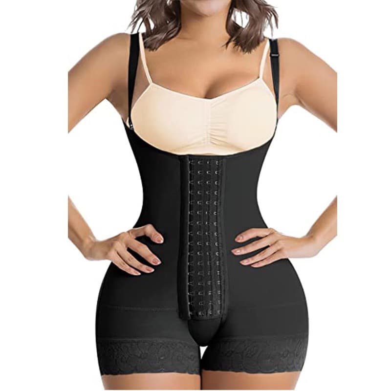 Abdominal corset jumpsuit, breasted suspenders, body shaping garments, cross-border seamless butt lift, body shaping garments, seamless body shaping garments
