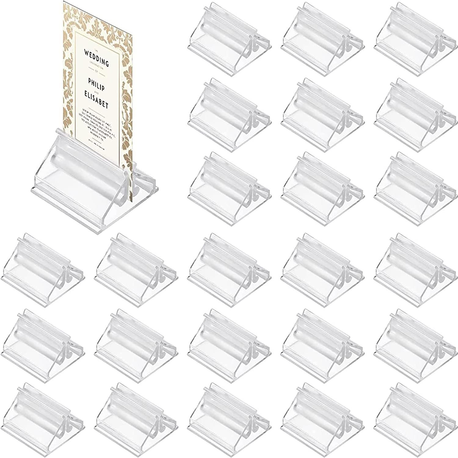 Card holder plastic card holder table card holder transparent plastic playing card holder transparent triangle clip square small card holder card holder