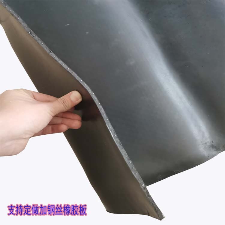 Custom Fabric-Reinforced, Cord-Reinforced, and Steel-Wire-Reinforced Rubber Sheet, Wear-Resistant Rubber Sheet, Industrial Rubber Sheet for Flooring
