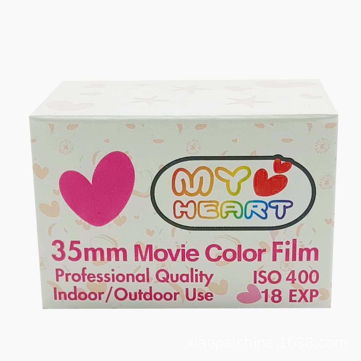 18-exposure ECN2 movie film sweetheart love 35mm color film, practice film, 135 waterproof camera