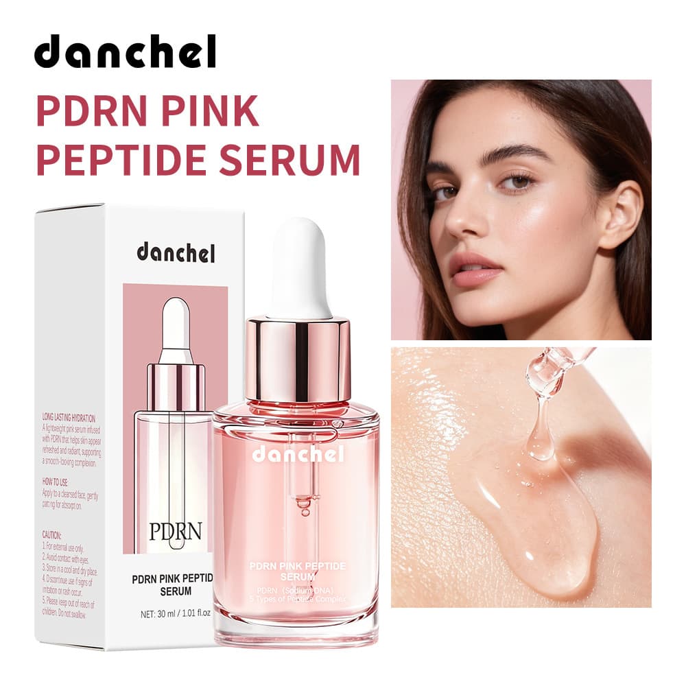 Cross-border danchl PDRN Pink Peptide Serum Glow Face Moisturizing Hydrating Essence Wholesale
