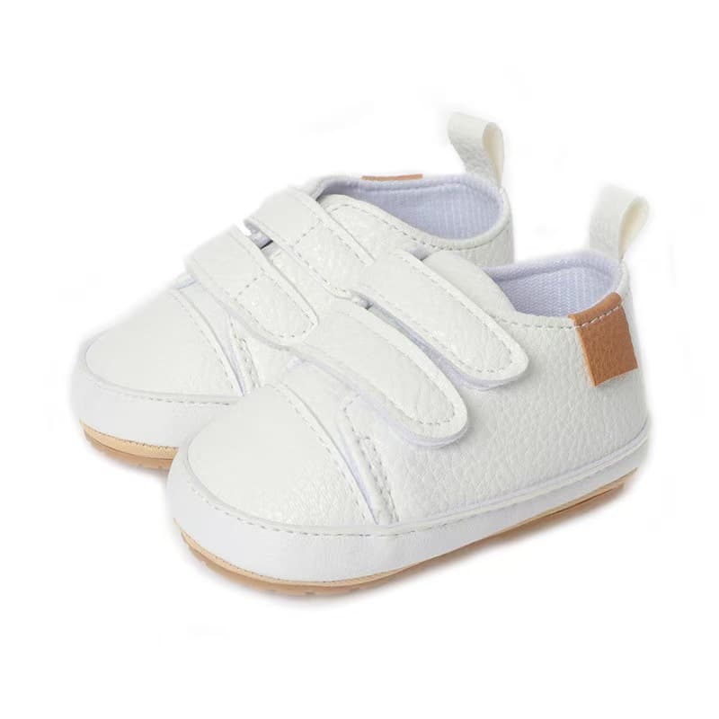 Spring/Summer Double Velcro Infant Shoes for 0-1 Year Olds, Rubber-Soled Walking Shoes, Anti-Slip Wholesale Children's Style